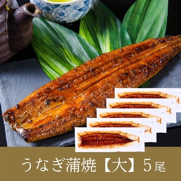 宮﨑県産 花うなぎ 長蒲焼【大】2～5尾(5尾(5～10人前)※送料込)